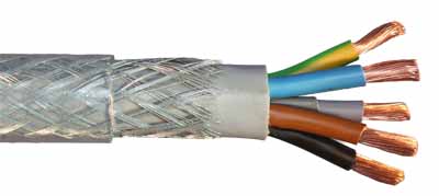 [335005450] Silflex (SY) Cable 6.0mm Sq x 5 Core per metre