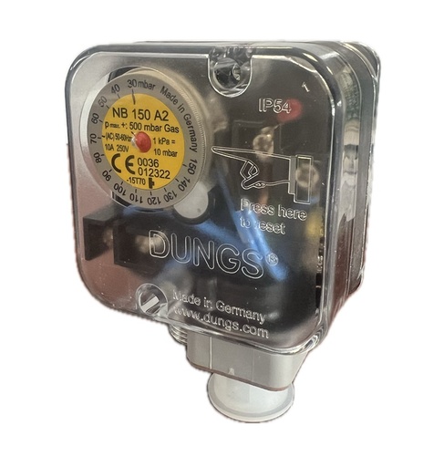 [340215240] DUNGS NB 150 A2  Pressure Switch, Setting range 30-150 mbar