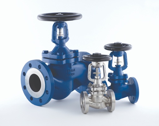 [791842000] Spirax 80mm BSA2T Bellow Sealed Stop Valve. SG Iron Body. Flanged PN16